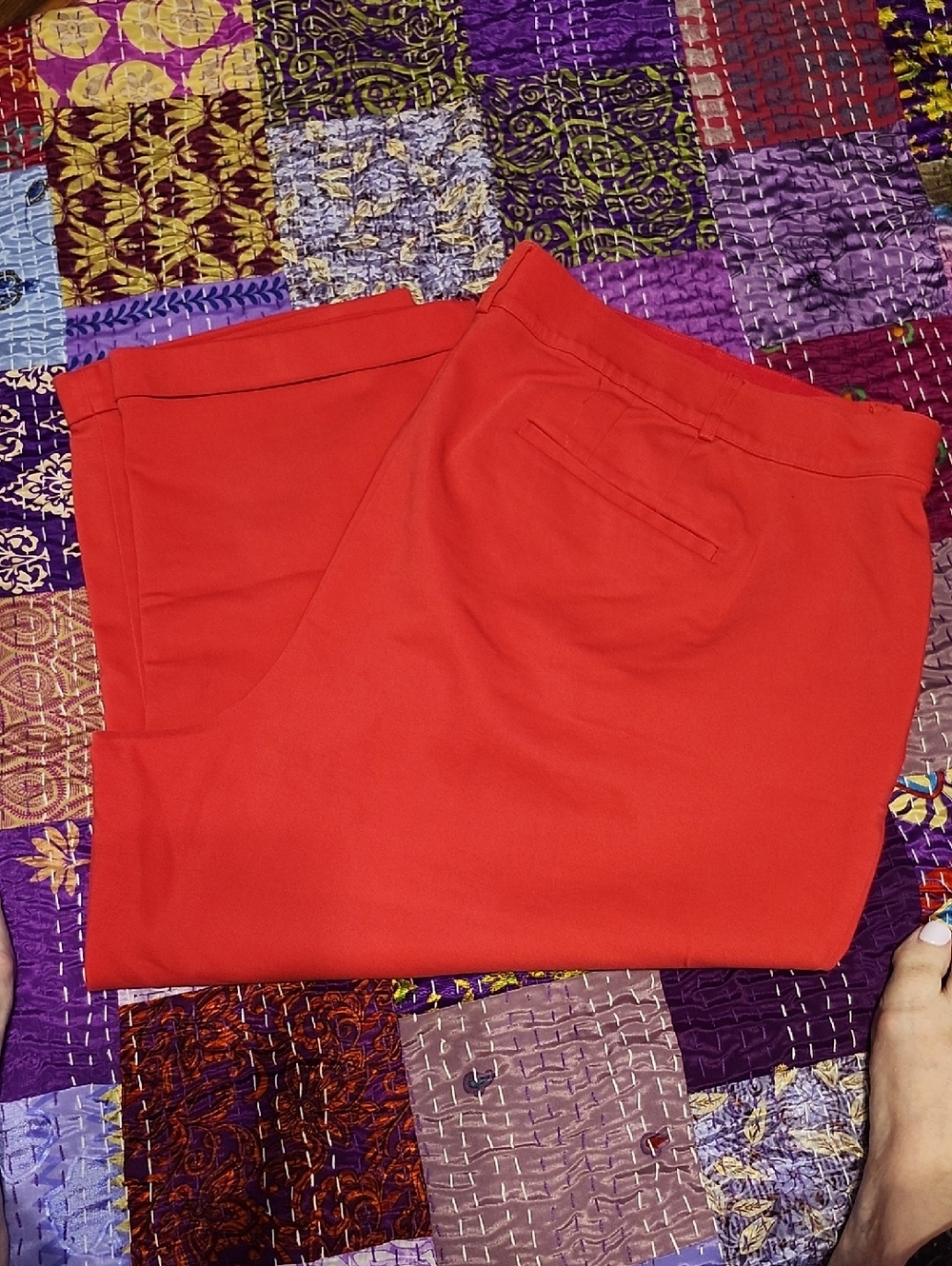 Vintage Lane Bryant Coral Capris